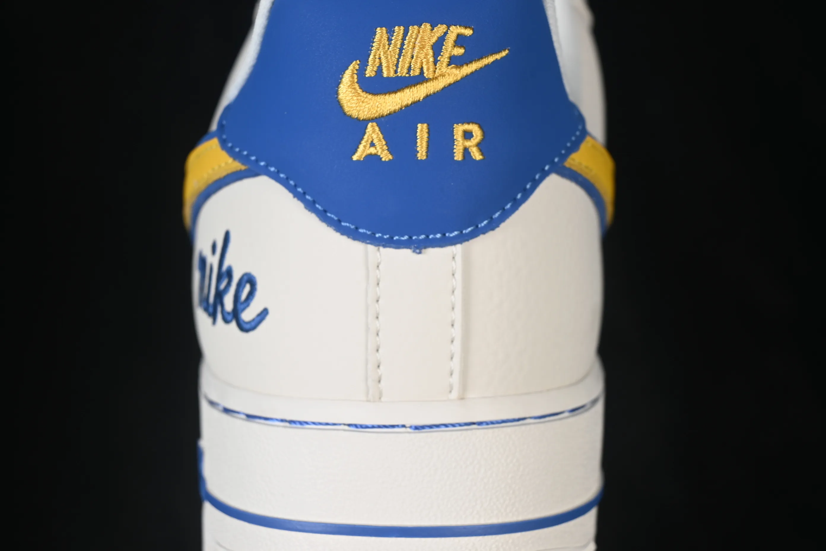 All categories Nk Air Force 1 Air Force series Nk Air Force 1 Low Air Force low-top Nike Air Force 1'07 Low Yellow and blue contrast Air Force 1 low-top casual sneakers FV3694-112